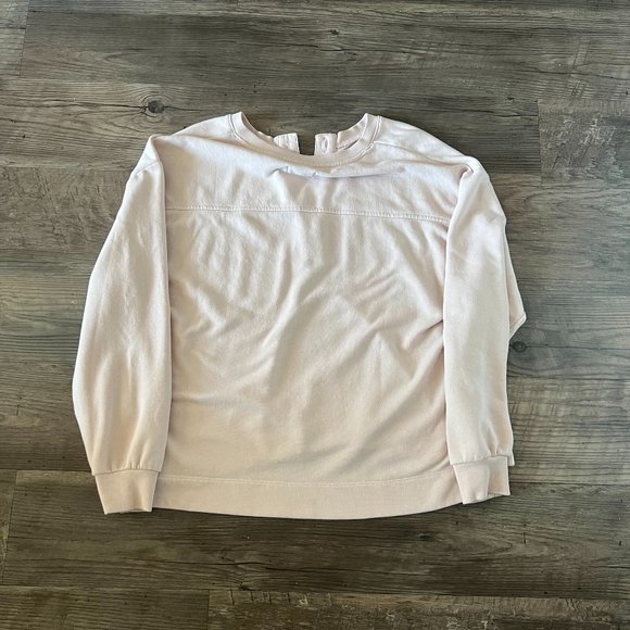 Lou & Grey Matching Lounge Quarter Button-Up and Sweatpant Set, Soft Pink, Med. - Picture 5 of 8